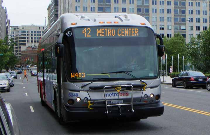 WMATA Metrobus New Flyer DE42LFA 6349